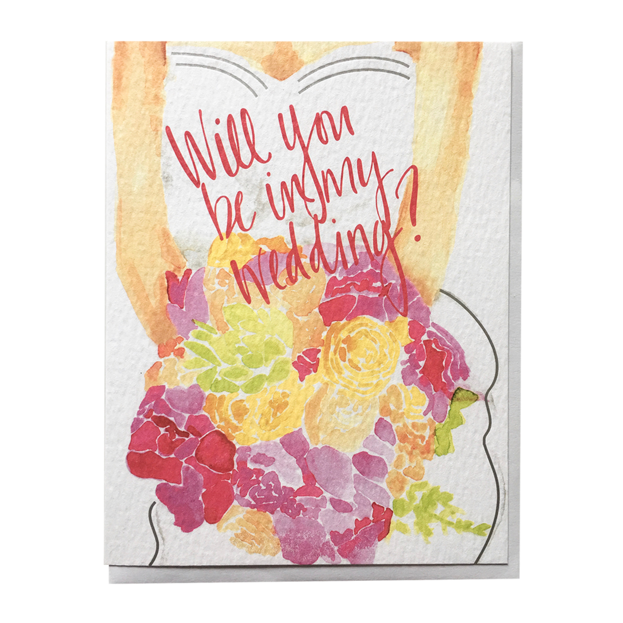 Ask Your Bridesmaid Wedding Card - Allie & Elle