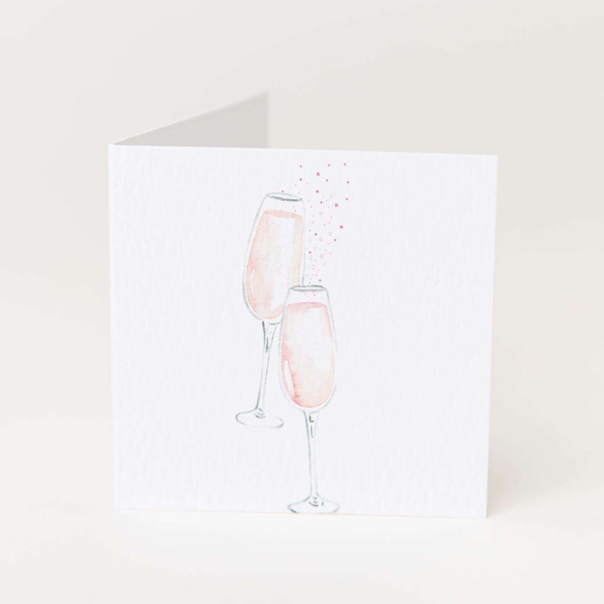 Champagne Wedding Mini Card - Allie &amp; Elle