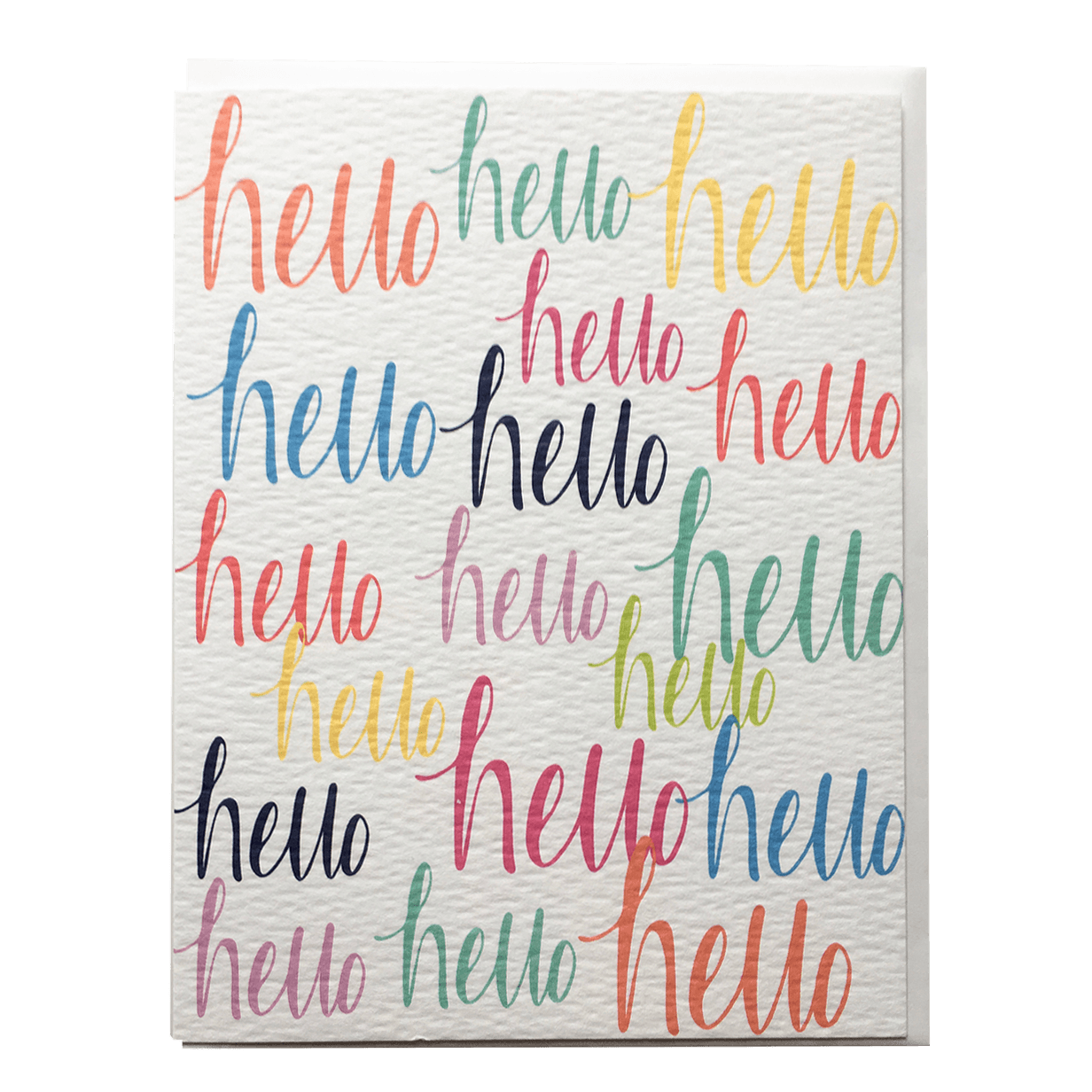 Hand-Lettered Hello Everyday Card - Allie & Elle