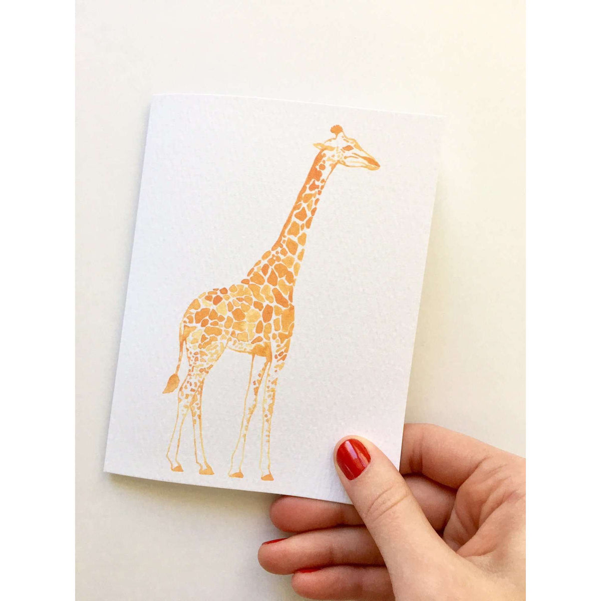 Watercolor Giraffe Card and Stationery - Allie &amp; Elle