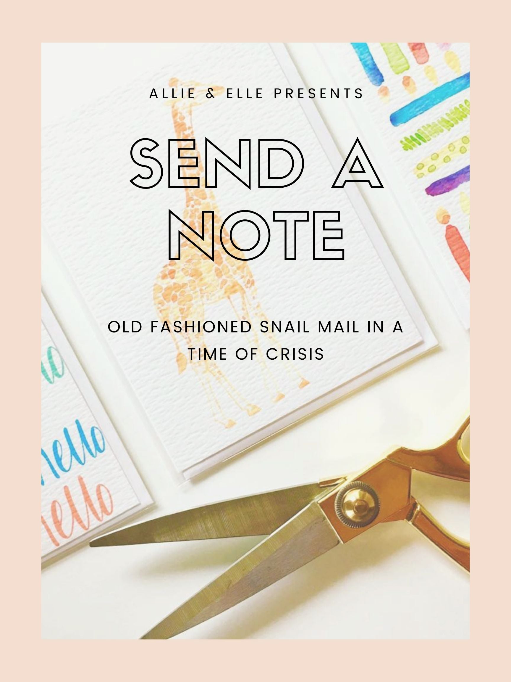 Old fashioned snail mail in a time of crisis