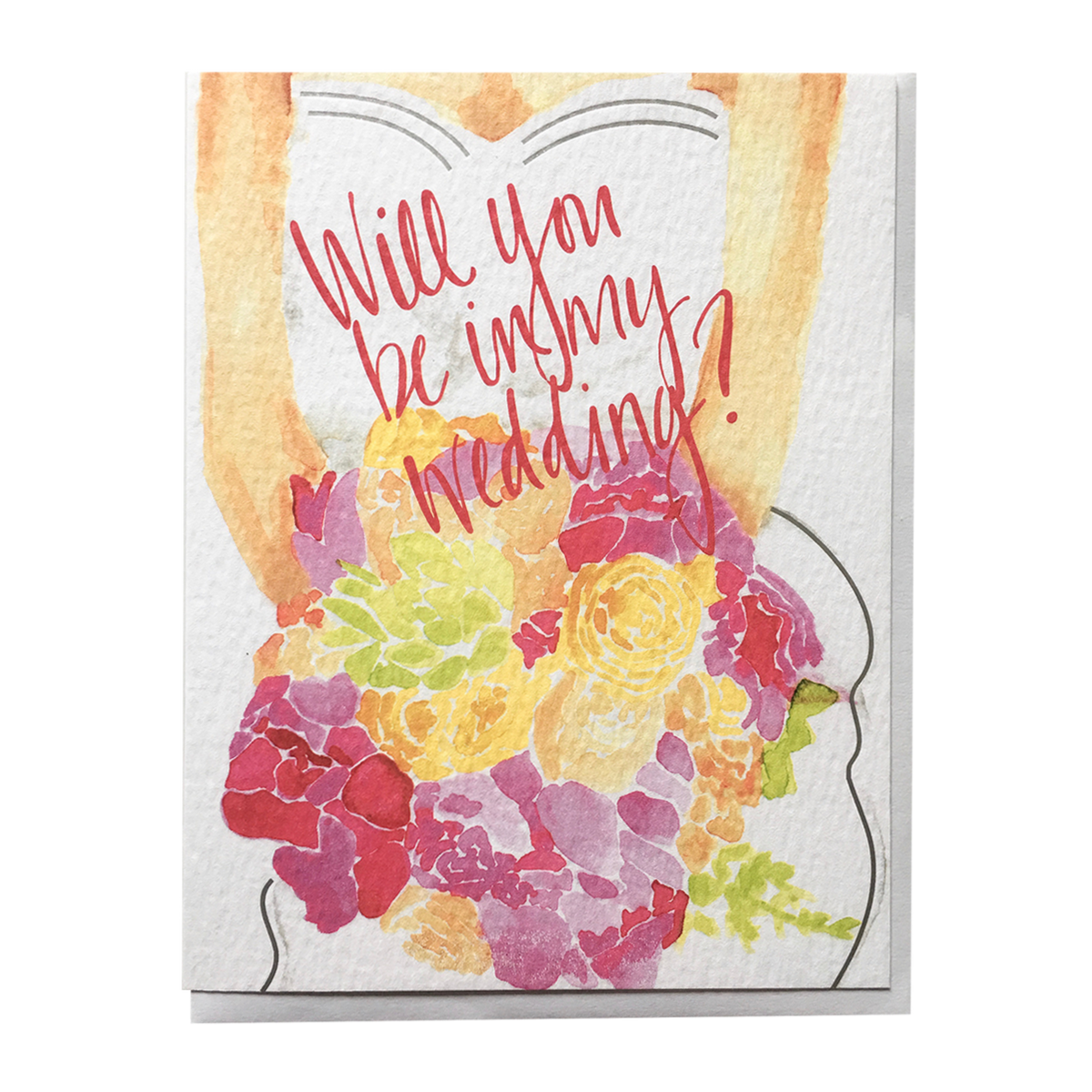Ask Your Bridesmaid Wedding Card - Allie &amp; Elle
