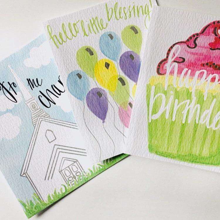 Birthday, Wedding and Baby Cards (Set of 3) - Allie &amp; Elle