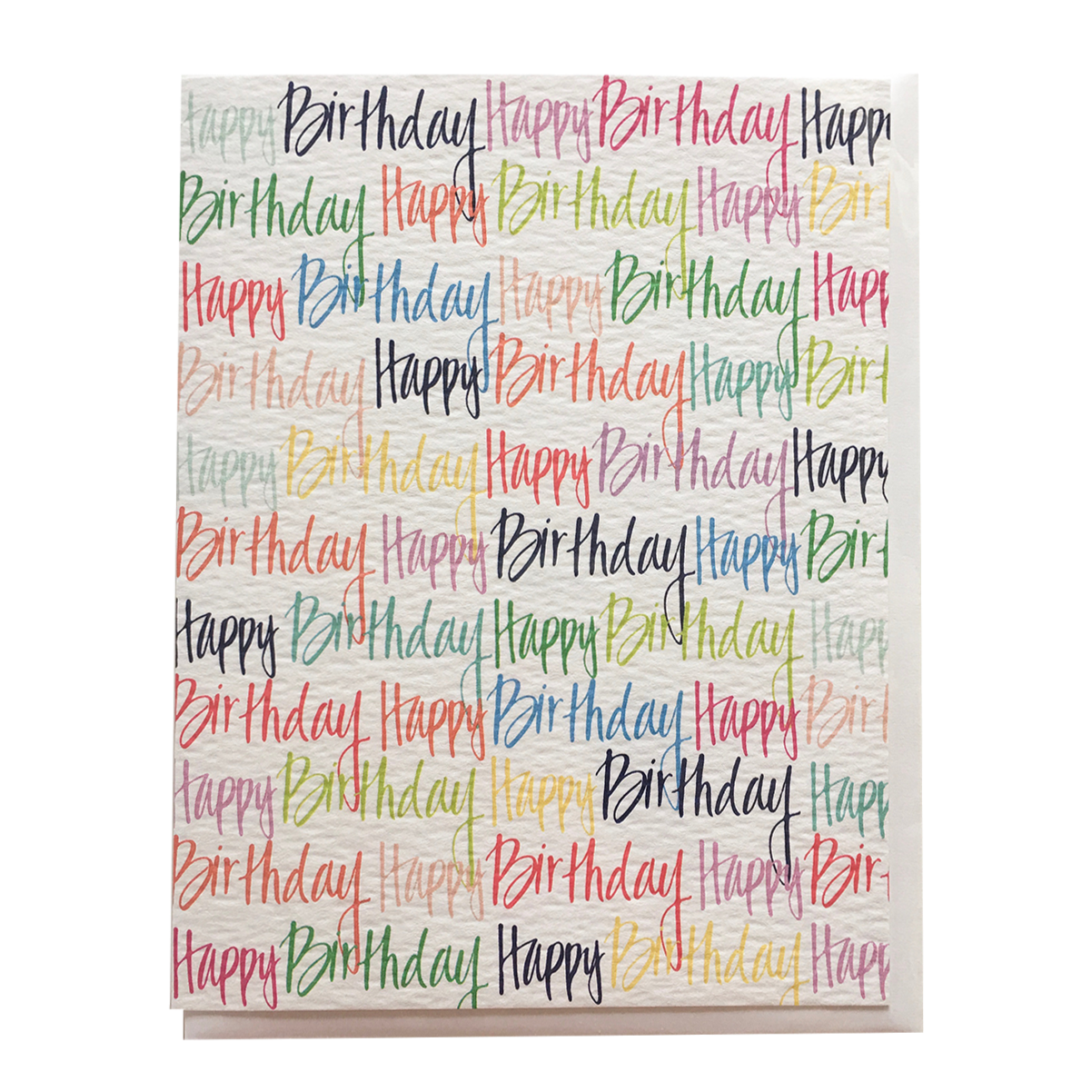 Hand-Lettered Happy Birthday Card - Allie & Elle