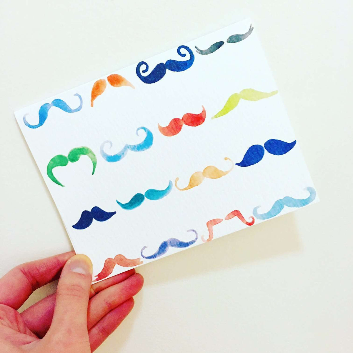 Mustache Everyday Card - Allie &amp; Elle