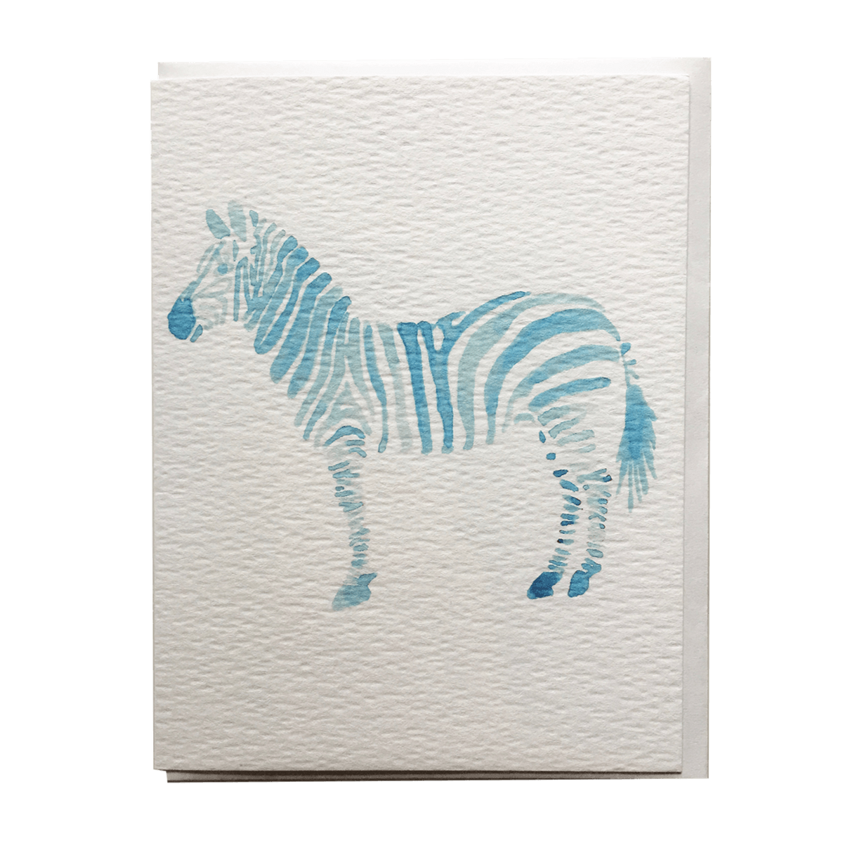 Watercolor Zebra Card and Stationery - Allie &amp; Elle