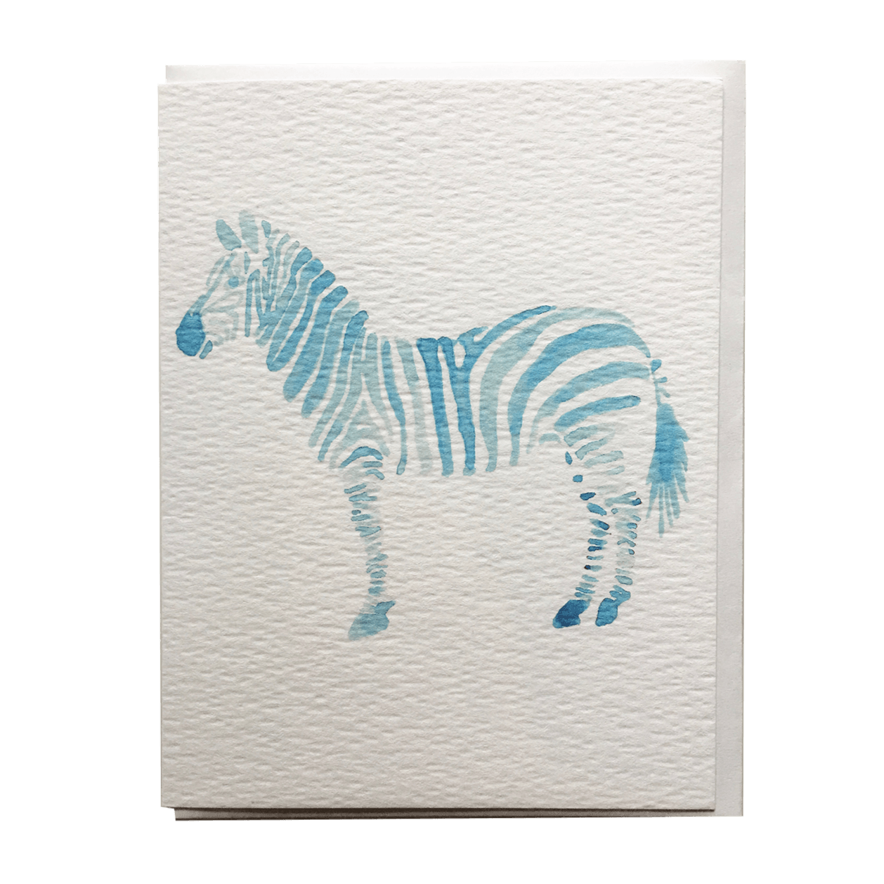 Watercolor Zebra Card and Stationery - Allie & Elle